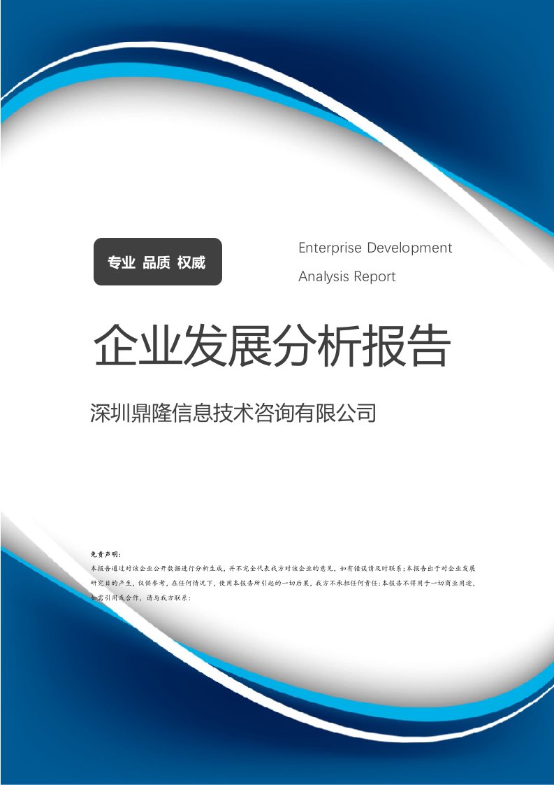 鼎隆信息技術(shù)咨詢 技術(shù)驅(qū)動下的企業(yè)發(fā)展分析報(bào)告